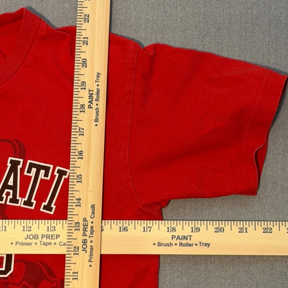 Y2K Nike Cincinnati Reds Center Swoosh Graphic T-Shirt Youth Size Large
